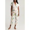 Nordstrom Moonlight Eco Crop Pajamas In Pink Daydream Floral