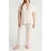 Nordstrom Moonlight Crop Pajamas In Pink Peony Bud