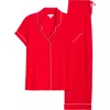 Nordstrom Moonlight Eco Crop Pajamas In Red