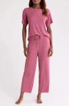 Nordstrom Moonlight Eco Easy Rib Pajamas In Pink