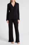 Nordstrom Moonlight Eco Easy Rib Pajamas In Black