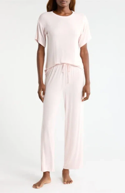 Nordstrom Moonlight Eco Easy Rib Pajamas In Pink