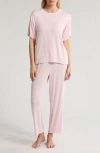 Nordstrom Moonlight Eco Easy Rib Pajamas In Pink Cake