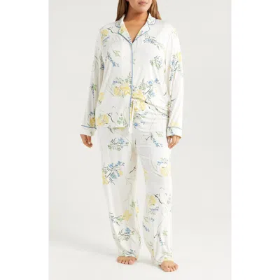 Nordstrom Moonlight Eco Knit Pajamas In White