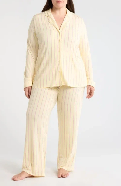 Nordstrom Moonlight Eco Knit Pajamas In Yellow