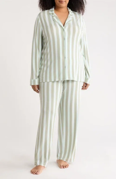 Nordstrom Moonlight Eco Knit Pajamas In Green