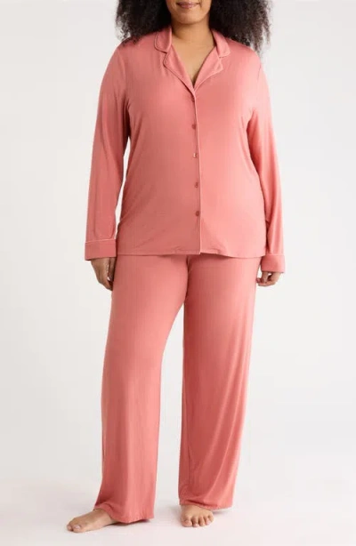 Nordstrom Moonlight Eco Knit Pajamas In Pink