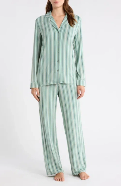 Nordstrom Moonlight Eco Knit Pajamas In Green