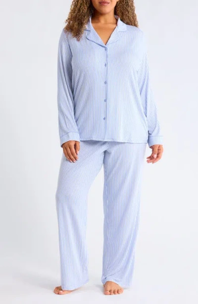 Nordstrom Moonlight Eco Knit Pajamas In Blue