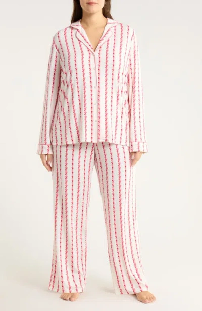 Nordstrom Moonlight Eco Knit Pajamas In Pink