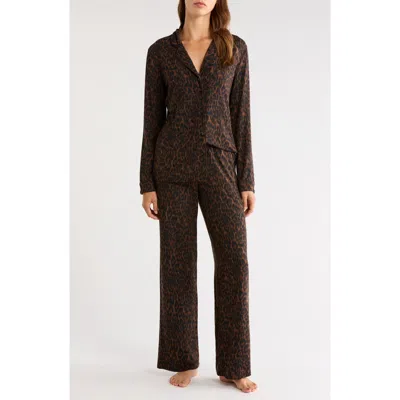 Nordstrom Moonlight Eco Knit Pajamas In Black