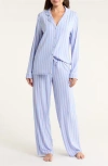 Nordstrom Moonlight Eco Knit Pajamas In Blue