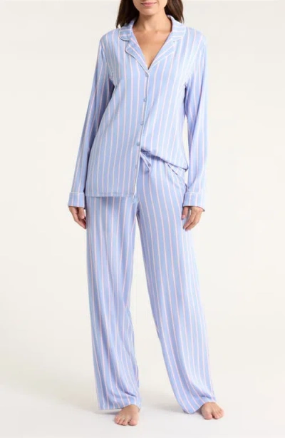Nordstrom Moonlight Eco Knit Pajamas In Blue