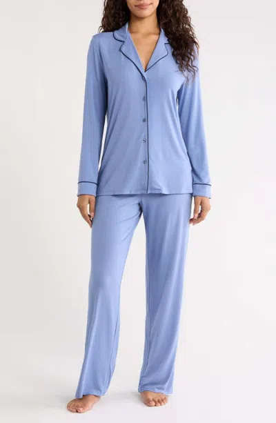 Nordstrom Moonlight Eco Knit Pajamas In Blue