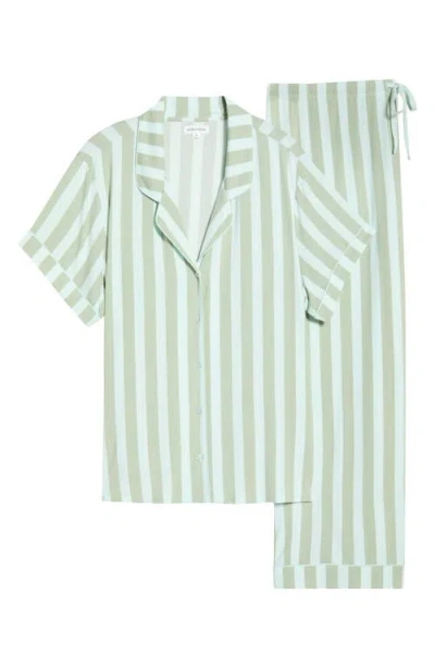 Nordstrom Moonlight Eco Knit Pajamas In Green