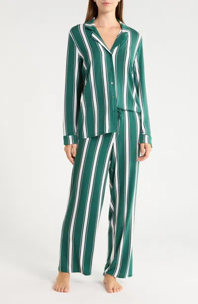 Nordstrom Moonlight Eco Knit Pajamas In Green