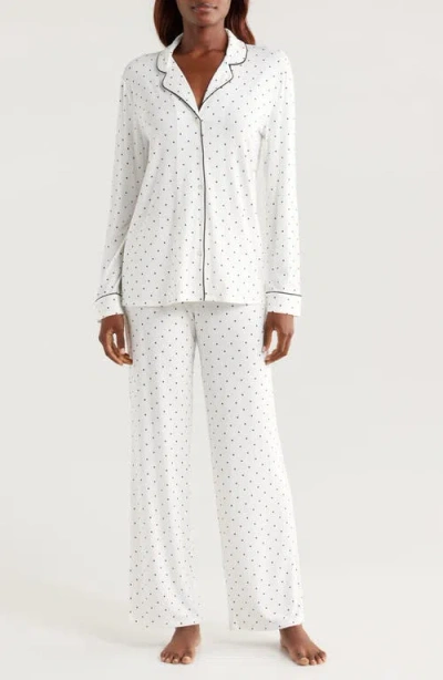 Nordstrom Moonlight Eco Knit Pajamas In White