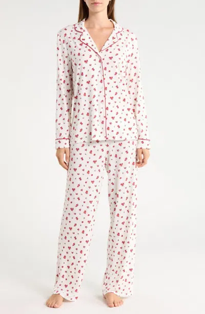 Nordstrom Moonlight Eco Knit Pajamas In Pink