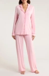 Nordstrom Moonlight Eco Knit Pajamas In Pink