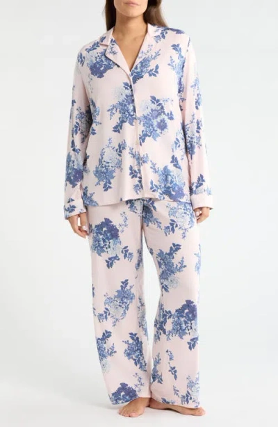 Nordstrom Moonlight Eco Knit Pajamas In Pink