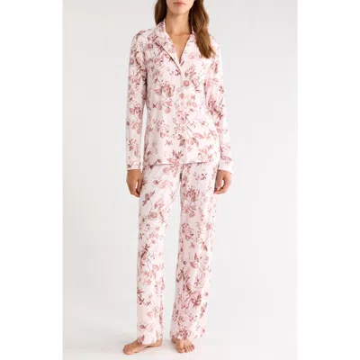 Nordstrom Moonlight Eco Knit Pajamas In Pink
