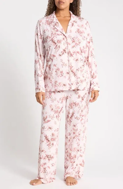 Nordstrom Moonlight Eco Knit Pajamas In Pink