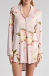 Nordstrom Moonlight Eco Knit Pajamas In Pink Beauty
