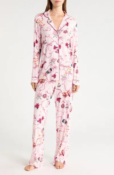 Nordstrom Moonlight Eco Knit Pajamas In Pink