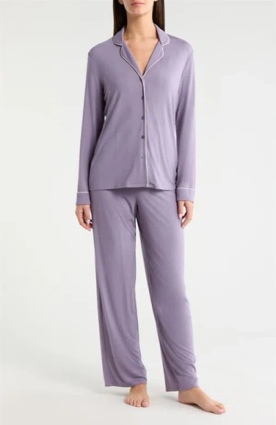 Nordstrom Moonlight Eco Knit Pajamas In Purple