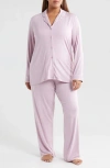 Nordstrom Moonlight Eco Knit Pajamas In Purple Dawn