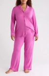 Nordstrom Moonlight Eco Knit Pajamas In Purple Orchid