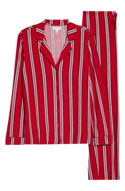 Nordstrom Moonlight Eco Knit Pajamas In Red