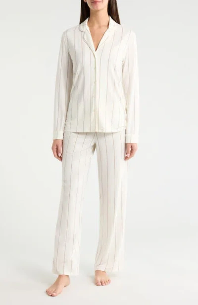 Nordstrom Moonlight Eco Knit Pajamas In White