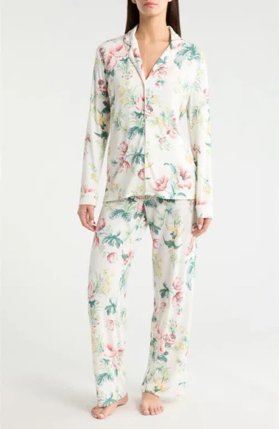 Nordstrom Moonlight Eco Knit Pajamas In White