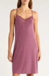 Nordstrom Moonlight Eco Lace Tim Chemise In Pink