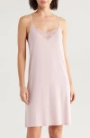 Nordstrom Moonlight Eco Lace Tim Chemise In Pink Puff
