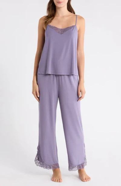 Nordstrom Moonlight Eco Lace Trim Pajamas In Purple