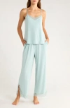 Nordstrom Moonlight Eco Lace Trim Pajamas In Blue