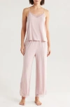 Nordstrom Moonlight Eco Lace Trim Pajamas In Pink Puff