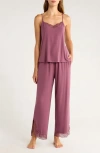 Nordstrom Moonlight Eco Lace Trim Pajamas In Purple