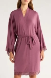 Nordstrom Moonlight Eco Lace Trim Robe In Pink