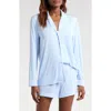 Nordstrom Moonlight Eco Long Sleeve Short Pajamas In Blue