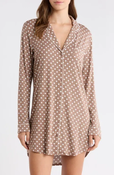 Nordstrom Moonlight Eco Nightshirt In Brown