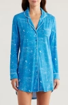 Nordstrom Moonlight Eco Nightshirt In Blue Star Celestial