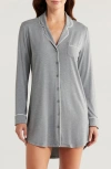 Nordstrom Moonlight Eco Nightshirt In Grey Dark Heather