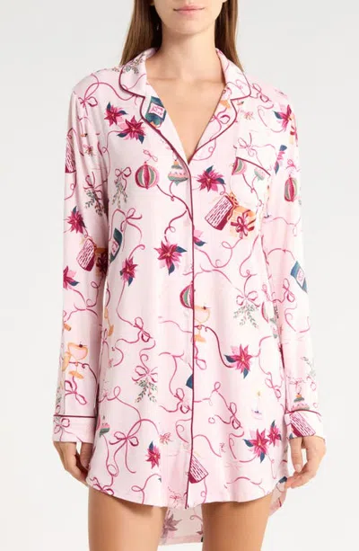 Nordstrom Moonlight Eco Nightshirt In Brown
