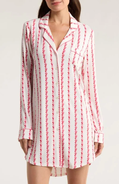 Nordstrom Moonlight Eco Nightshirt In Red