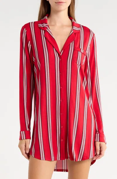 Nordstrom Moonlight Eco Nightshirt In Red