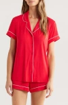 Nordstrom Moonlight Eco Short Pajamas In Red Toreador