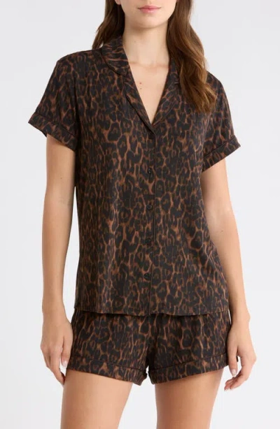 Nordstrom Moonlight Eco Short Pajamas In Brown